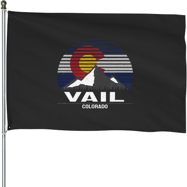 Vail Colorado Flag Mountain House Flags-image