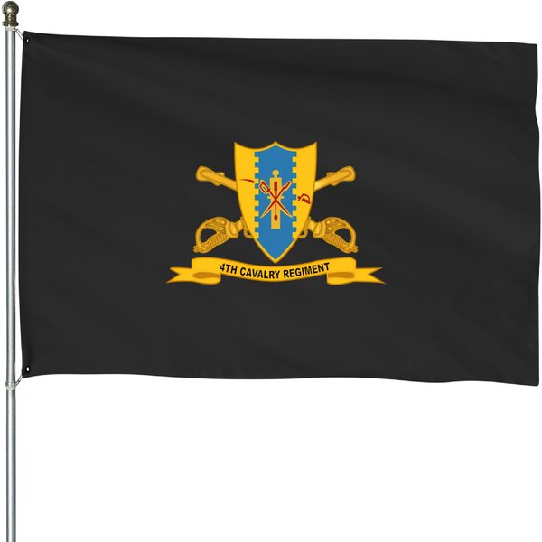 4Th Cavalry Regiment W Br Baseball Caps House Flags-image