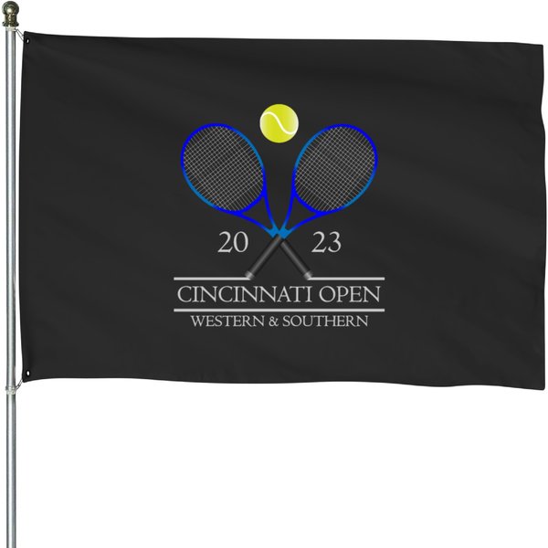 Awesome 2023 Western &Amp; Southern Open Design House Flags-image