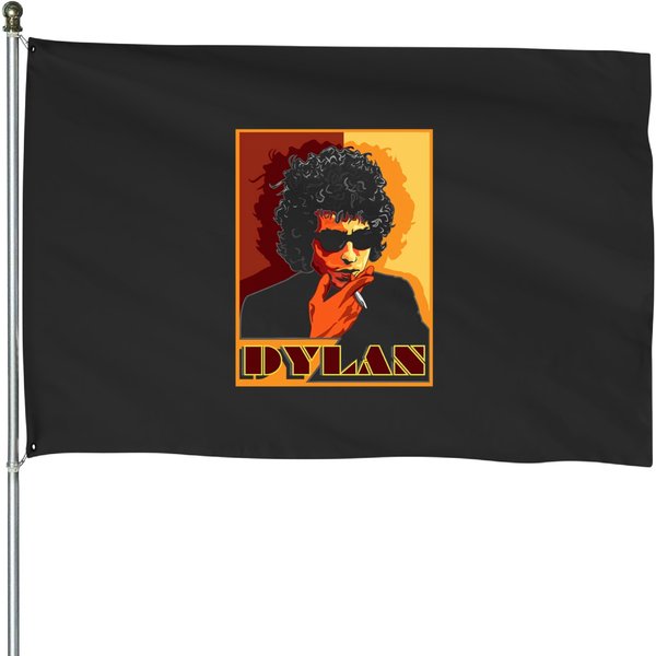 Merchandise Of Bob Dylan House Flags-image