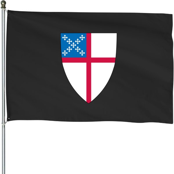 Episcopalian Episcopal Church Shield Logo House Flags-image