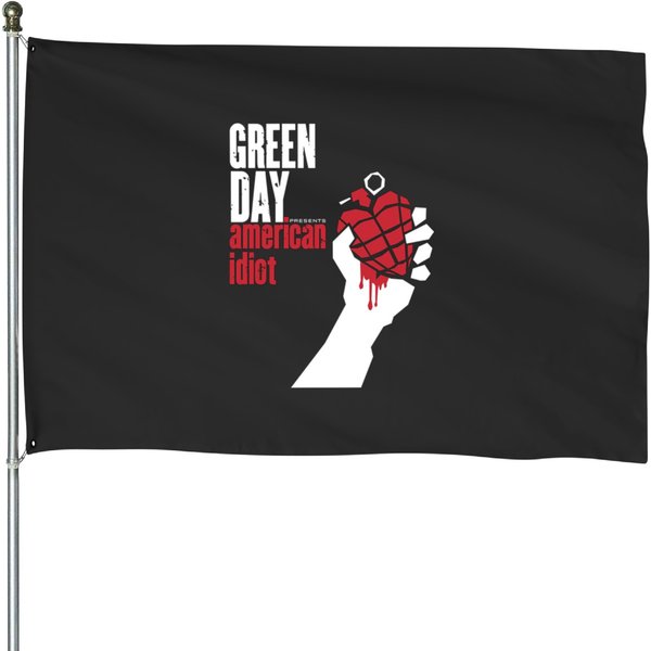 Green Dayy American Idiot Logos House Flags-image
