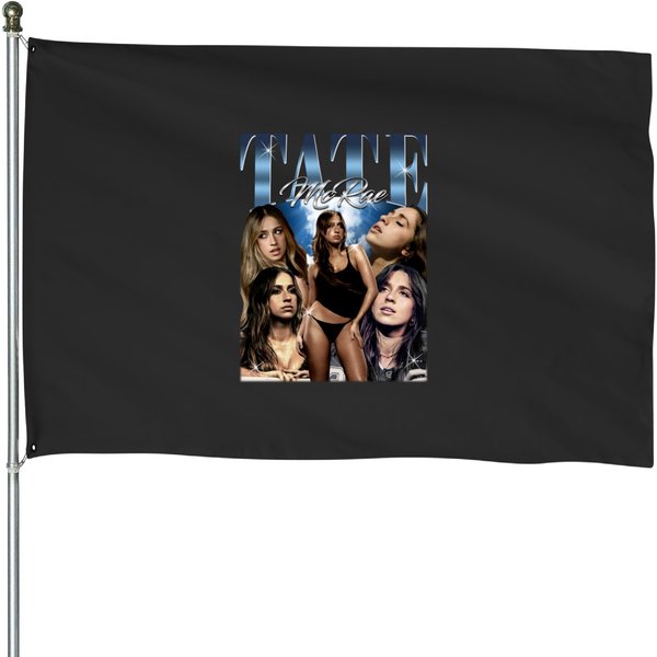 Tate Mcrae Vintage House Flags, House Flags-image