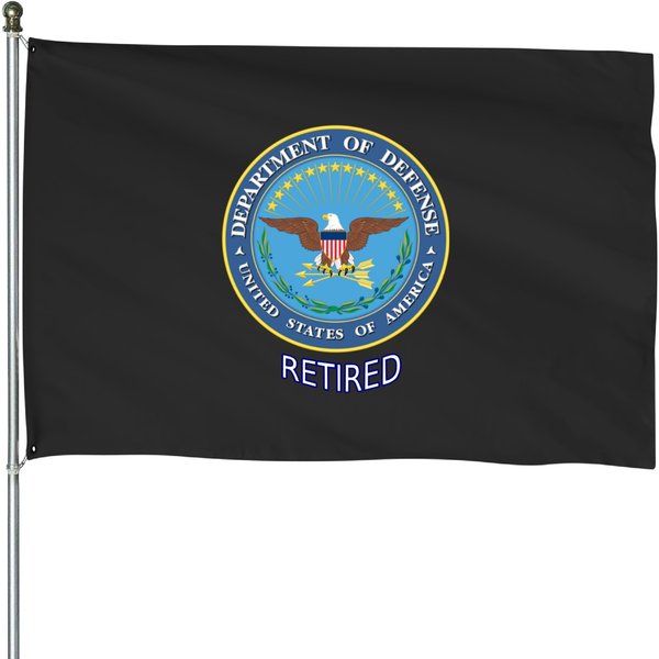 U.S. Defense Department Retired House Flags-image