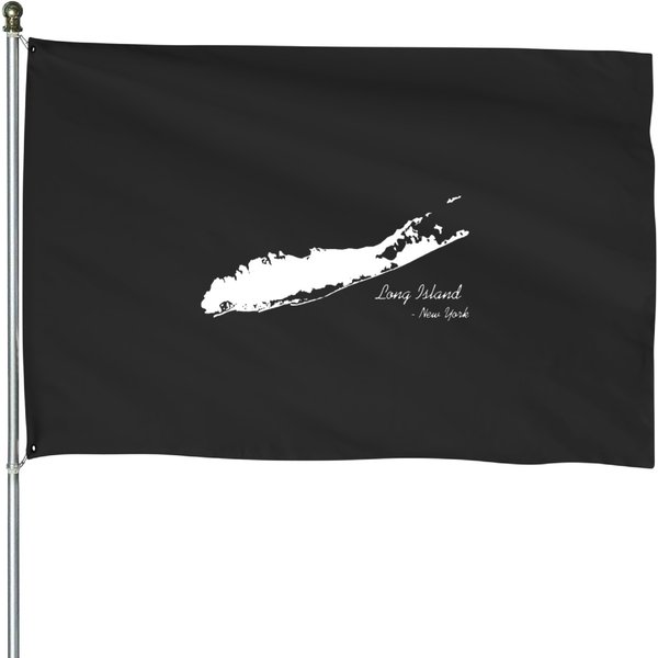 Long Island New York House Flags - White-image