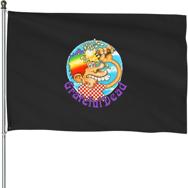 Grateful Ice Cream Dead House Flags-image