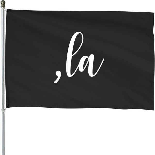 Kamala Comma La House Flags-image