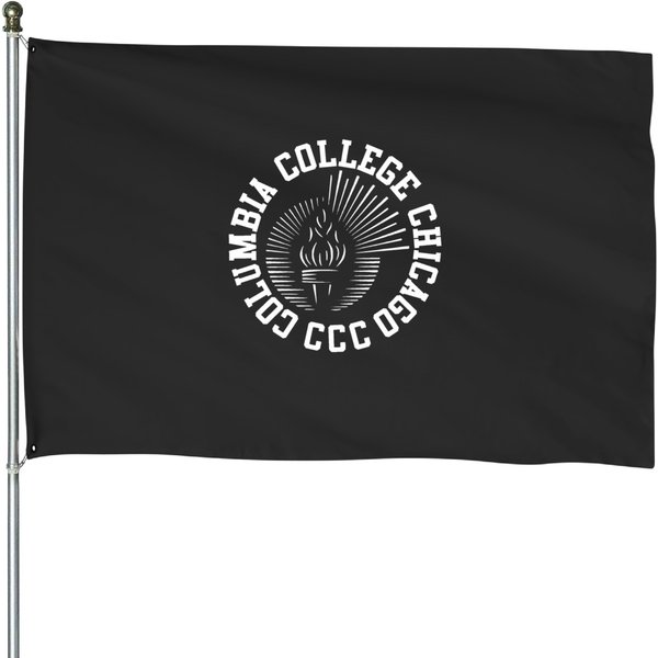 Columbia College Chicago Ccc Logo House Flags-image