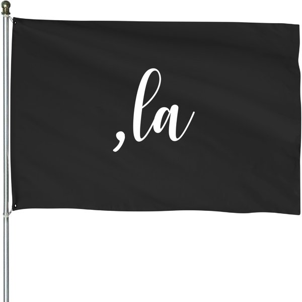 Kamala Harris Comma La House Flags-image