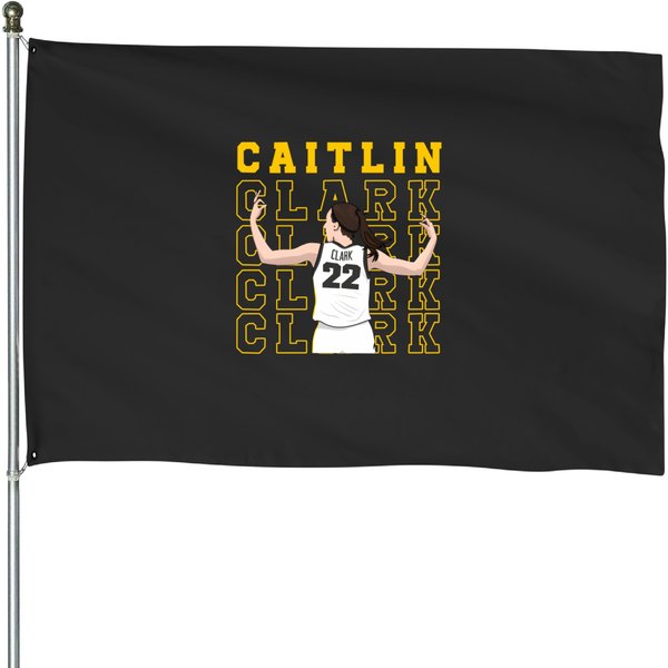 Caitlin Clark House Flags - Perfect For Outdoor Spaces-image