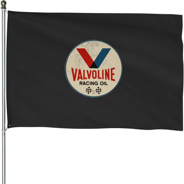Valvoline Racing Sign House Flags-image