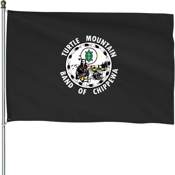 Turtle Mountain Band Of Chippewa House Flags-image