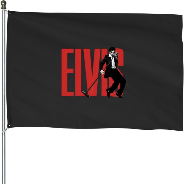 Elvis Presley Full Moon House Flags-image