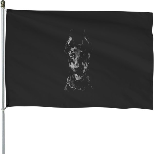 Doberman House Flags-image
