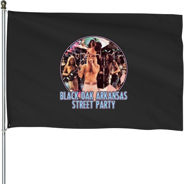 Black Oak Arkansas Street Party Essential House Flags-image