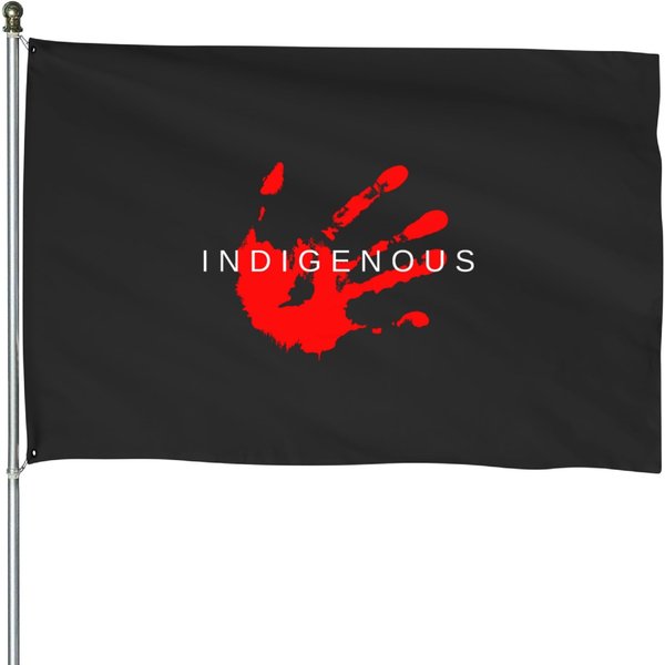 Mmiw Indigenous Missing And Murdered Indigenous Women Adult House Flags-image