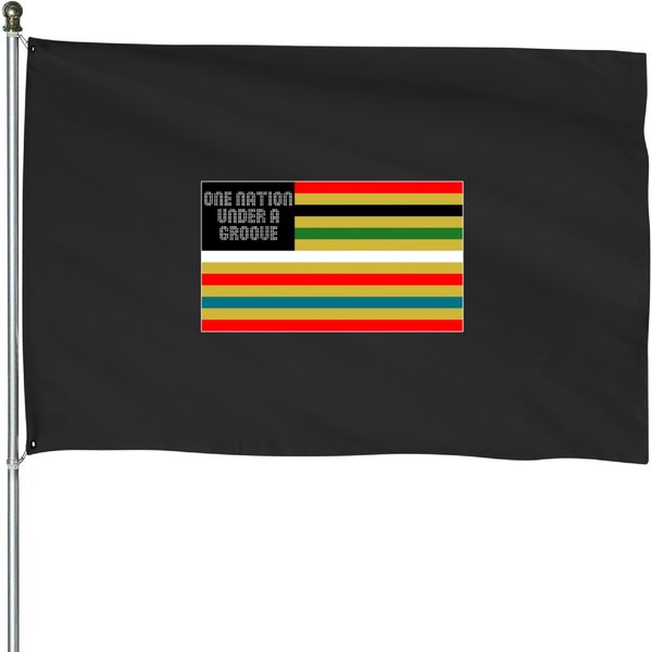 One Nation Under A Groove House Flags-image