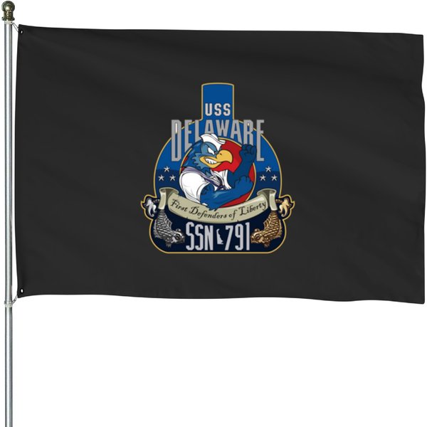 Uss Delaware Ssn-791 House Flags-image