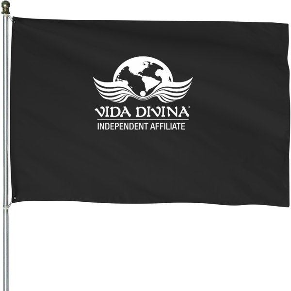Vida Divina White Logo Orders - Garment - Caps - Stickers House Flags-image