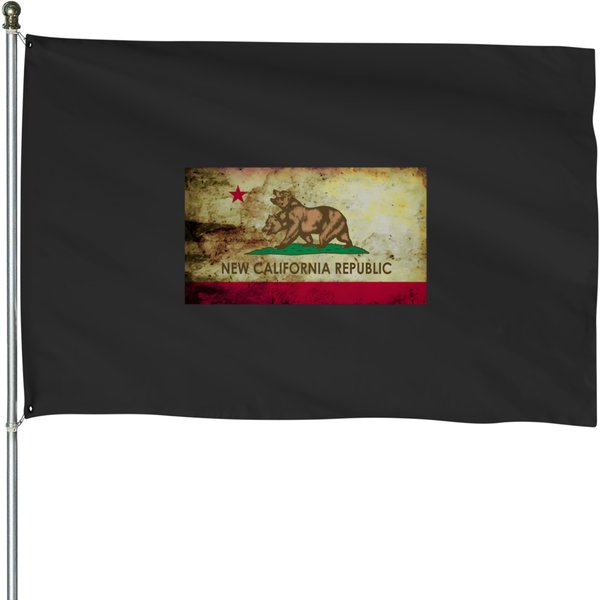 New California Republic Grunge House Flags-image