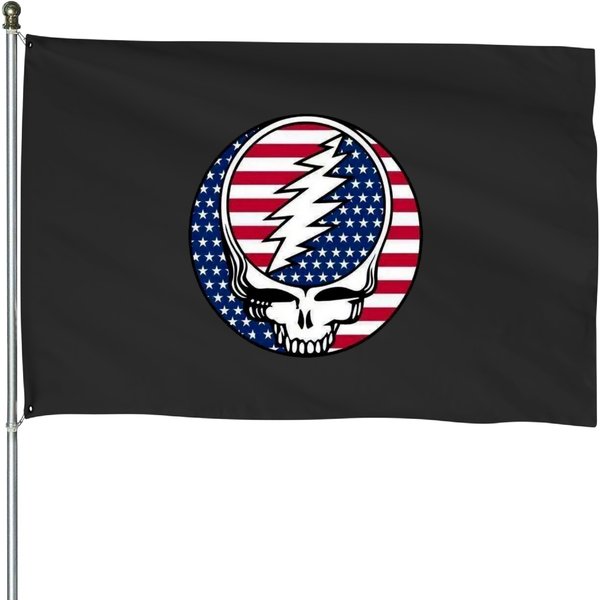 Grateful Band Dead Grateful Band Dead Grateful Band Dead Grateful Band Dead Grateful Band House Flags-image