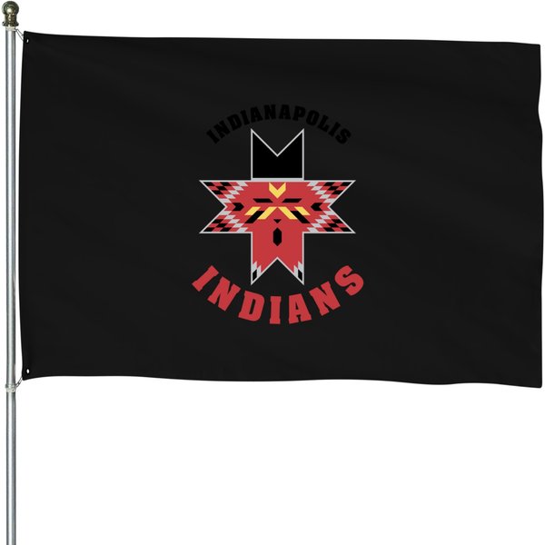 Indianapolis Indians Baseball House Flags-image