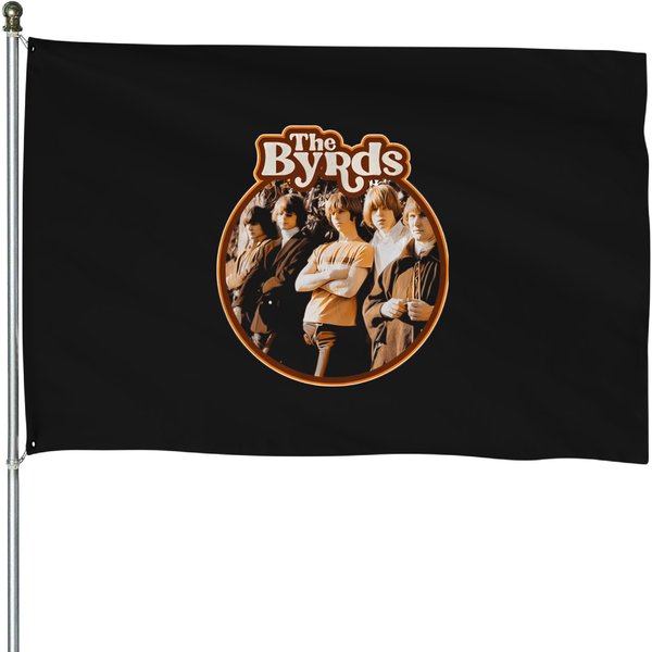 Byrds Band Rock 6 T-Shirt House Flags-image