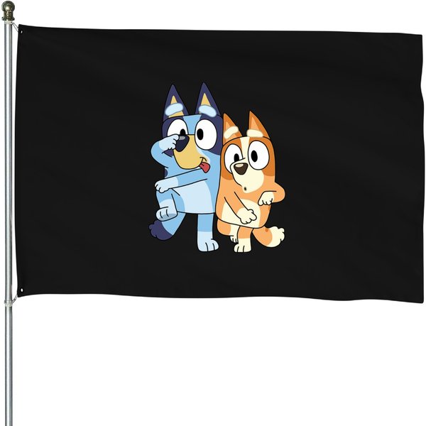 Blueys Dad T-Shirt House Flags-image