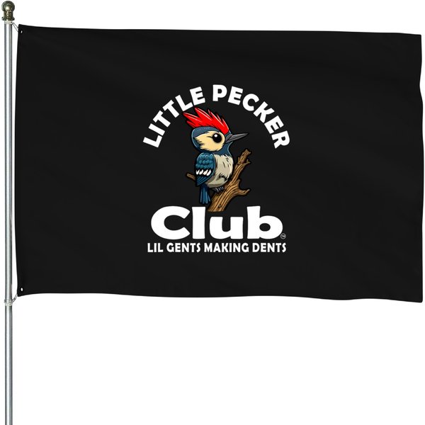 The Real Little Pecker Club House Flags-image