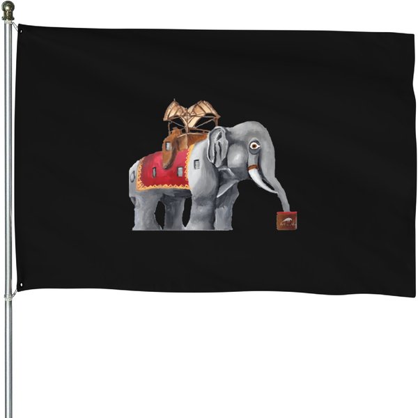 Lucy The Elephant T-Shirt House Flags-image