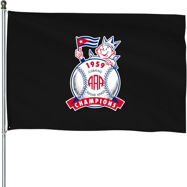 Havana-Sugar-Kings-1959-Aaa-World-Champions-Logo T-Shirt House Flags-image