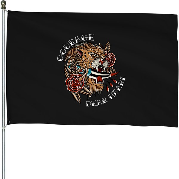 Alan The Lion Narnia Tattoo House Flags-image