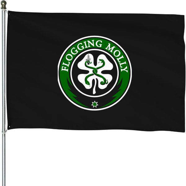 Merchandise Of Flogging Molly Music Punk Band Classic T-Shirt House Flags-image