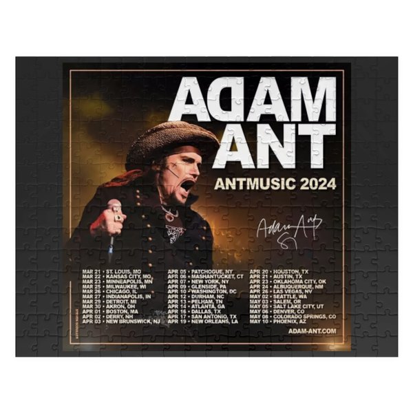 Adam Ant Autumn 2024 Uk Antmusic Tour Unisex Jigsaw Puzzles-image