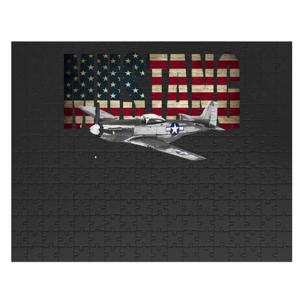 P-51 Mustang Airplane Jigsaw Puzzles-image