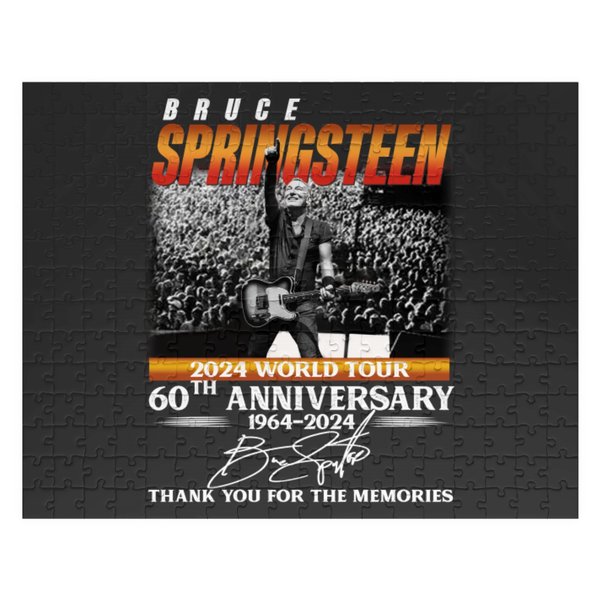 Bruce Springsteen 2024 Tour Jigsaw Puzzles, Bruce Springsteen 60Th Anniversary Jigsaw Puzzles-image