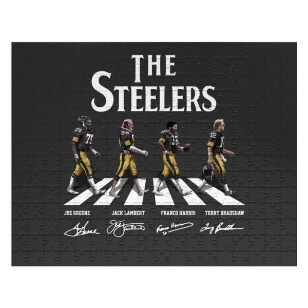 The Steeler Walking Abbey Road Signatures Classic Jigsaw Puzzles-image