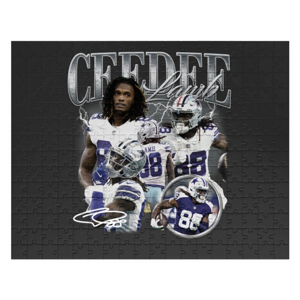 Ceedee Lamb Dallas Football Jigsaw Puzzles, Cowboys Jigsaw Puzzles Christmas Gift Unisex-image