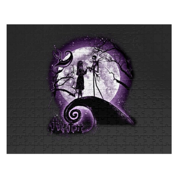 Moonlight Nightmare (purple) - Nightmare Before Christmas - Jigsaw Puzzles