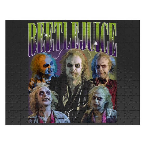 Limited Beetlejuice Vintage Jigsaw Puzzles, Jigsaw Puzzles Gift For Woman And Man-image