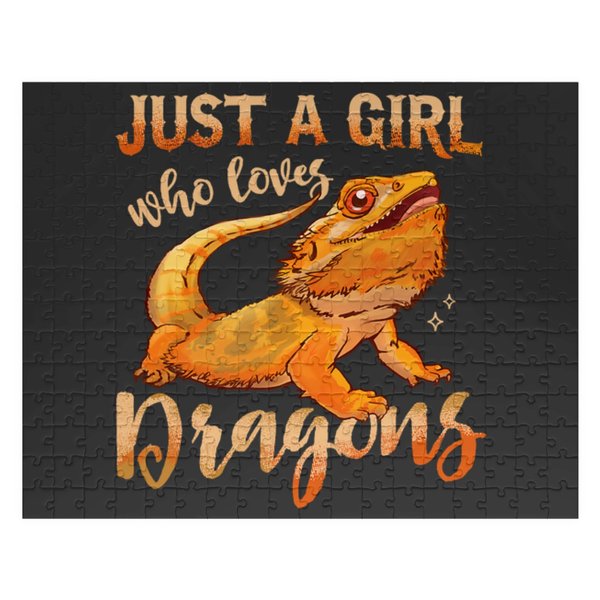 Just A Girl Who Loves Bearded Dragons 297 Jigsaw Puzzles