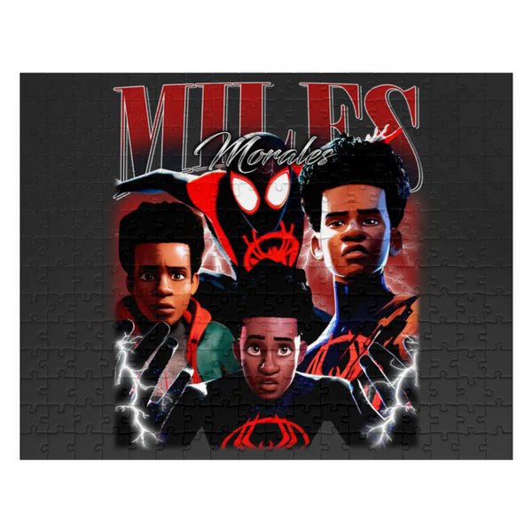Limited Miles Morales Vintage Jigsaw Puzzles, Gift For Women And Man Unisex Jigsaw Puzzles-image