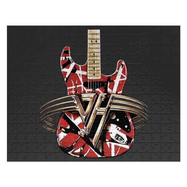 Red Van Guitar Halen Jigsaw Puzzles-image