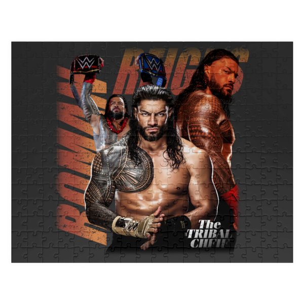 Roman Reigns The Tribal Chief Vintage Jigsaw Puzzles-image