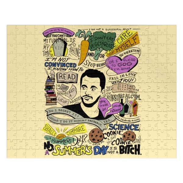 Nick Miller Best Quotes (colorized) Classic Jigsaw Puzzles