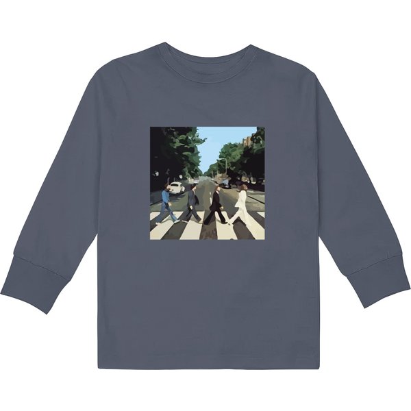Abbey Road Album Cover Kids Long Sleeve T Shirts-image