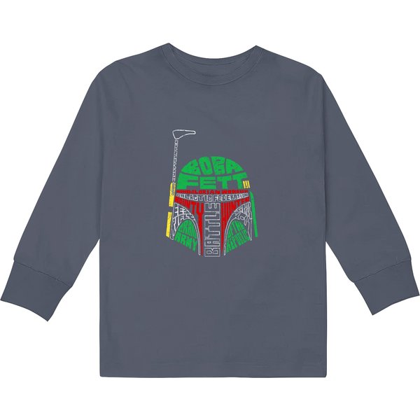 Boba Fett Kids Long Sleeve T Shirts-image