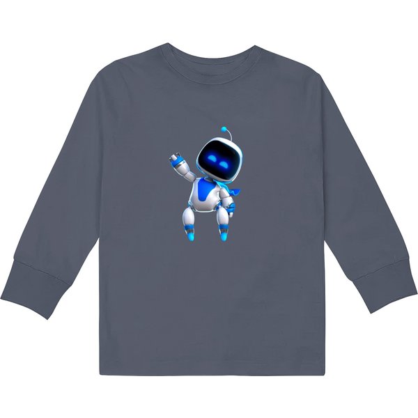 Astros Playroom Game - Astrobot Kids Long Sleeve T Shirts-image