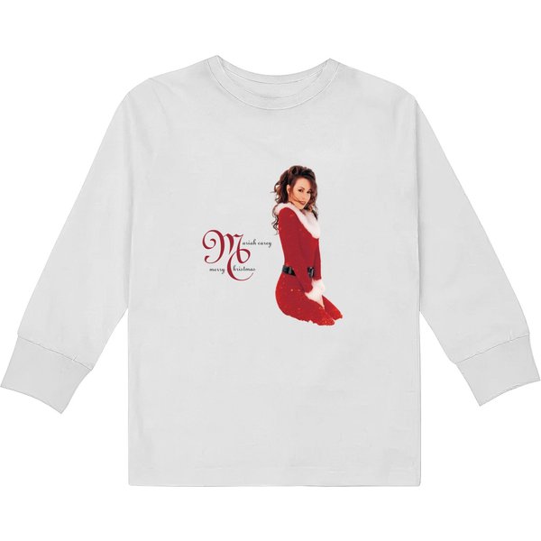 Mariah Carey Christmas Kids Long Sleeve Shirts-image