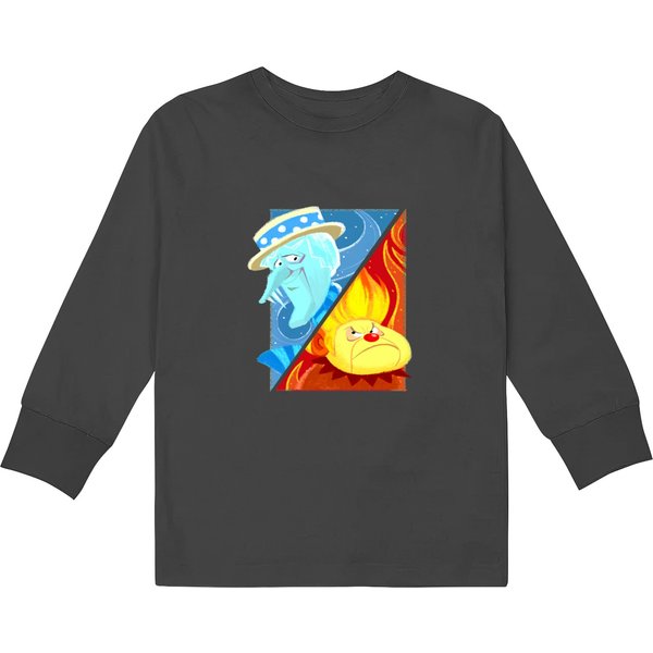 They're Too Much Miser Brothers Kids Long Sleeve T-Shirts-image
